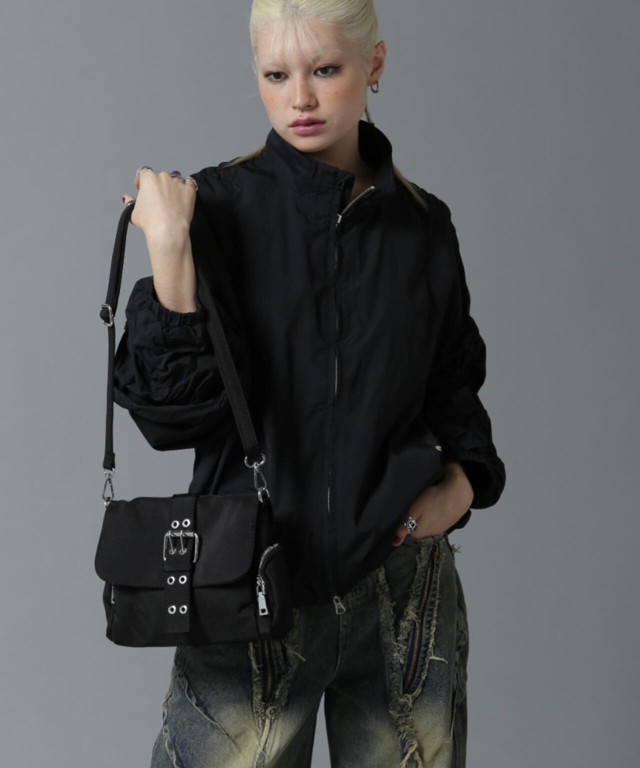 【WEB限定】SIS/エスアイエス/ベルトバックルスクエアバッグ