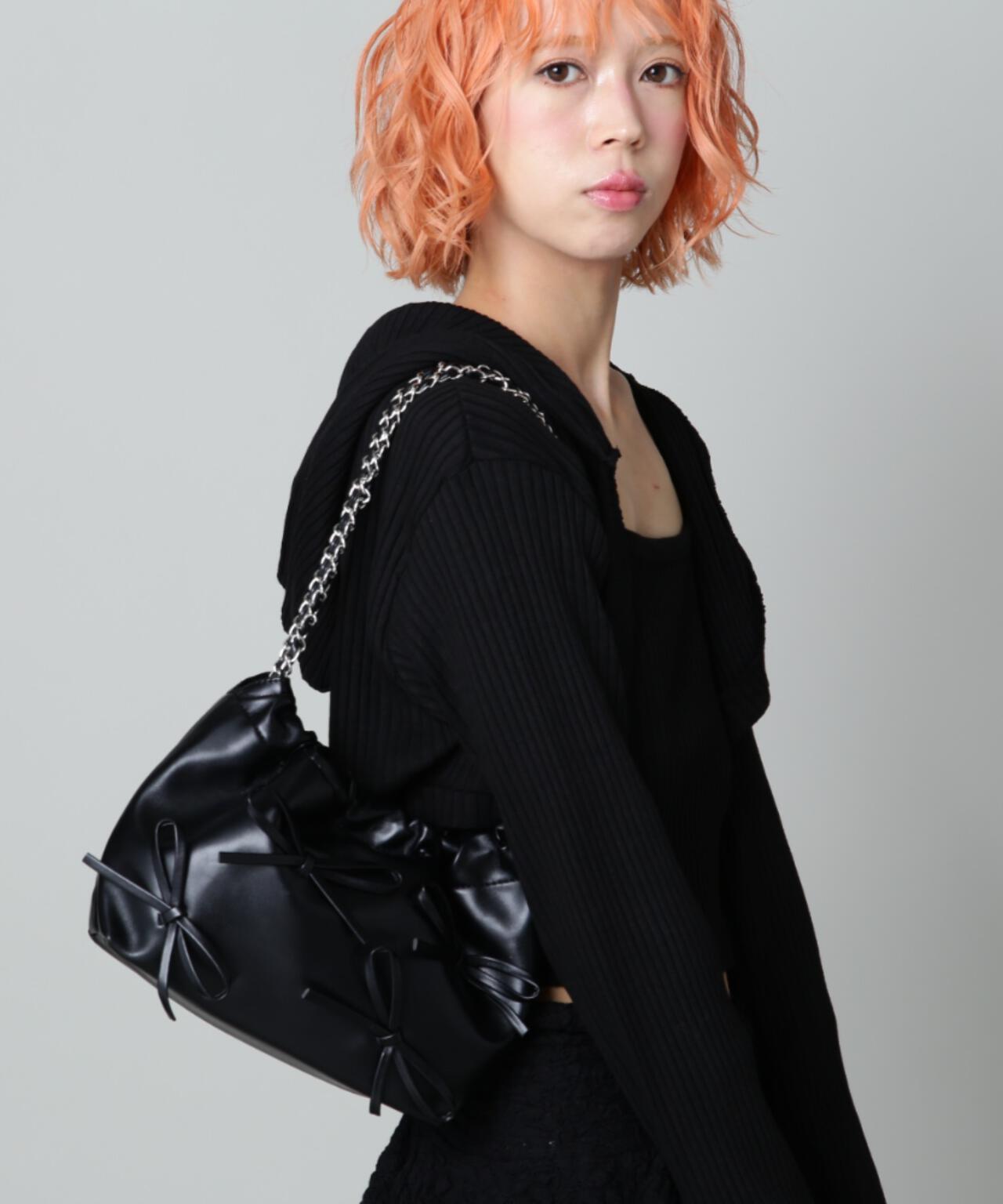 【WEB限定】SIS/エスアイエス/リボンチェーンバッグ