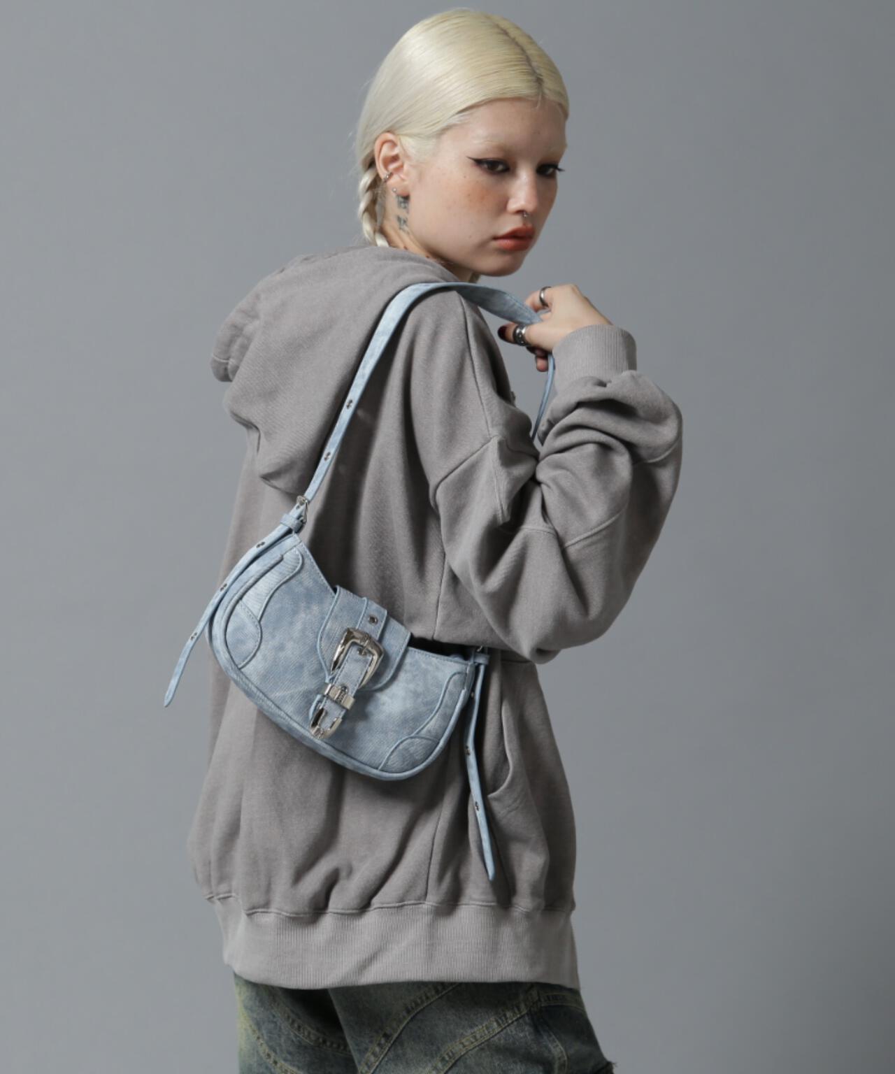 【WEB限定】SIS/エスアイエス/バックルベルトハンドバッグ