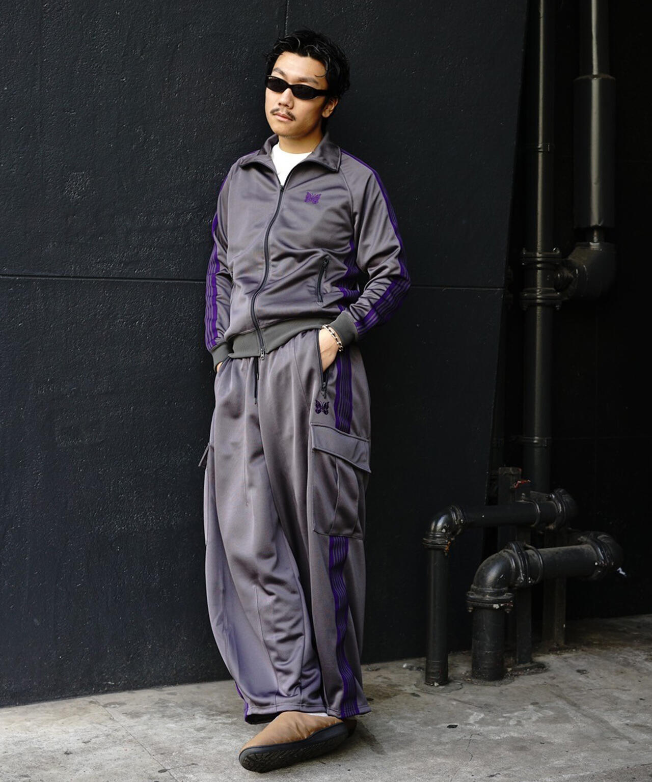 NEEDLES/ニードルズ/【LHP EXCLUSIVE】H.D.TRACK PANT - BDU POLY SMOOTH