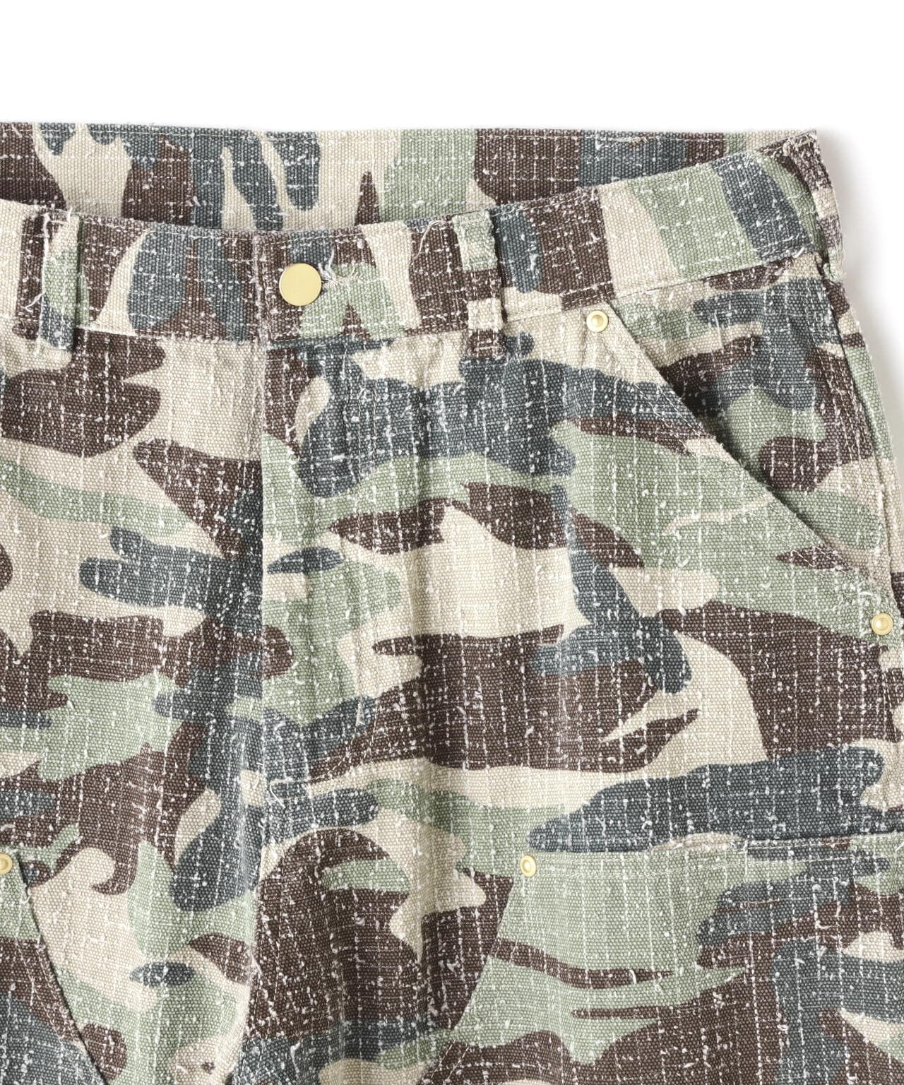 WHITELAND/ホワイトランド/CAMO DOUBLE KNEE PANTS