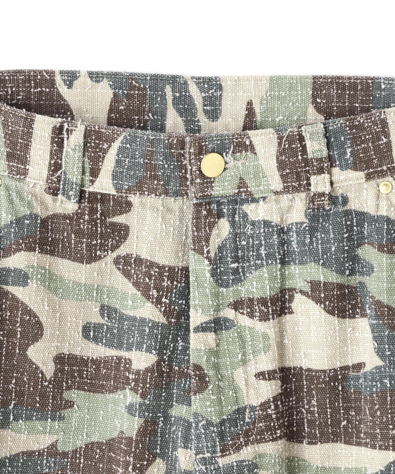 WHITELAND/ホワイトランド/CAMO DOUBLE KNEE PANTS