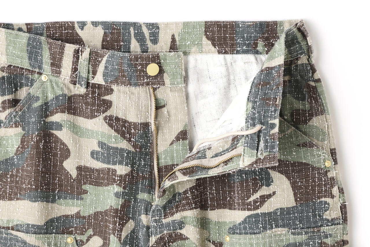 WHITELAND/ホワイトランド/CAMO DOUBLE KNEE PANTS