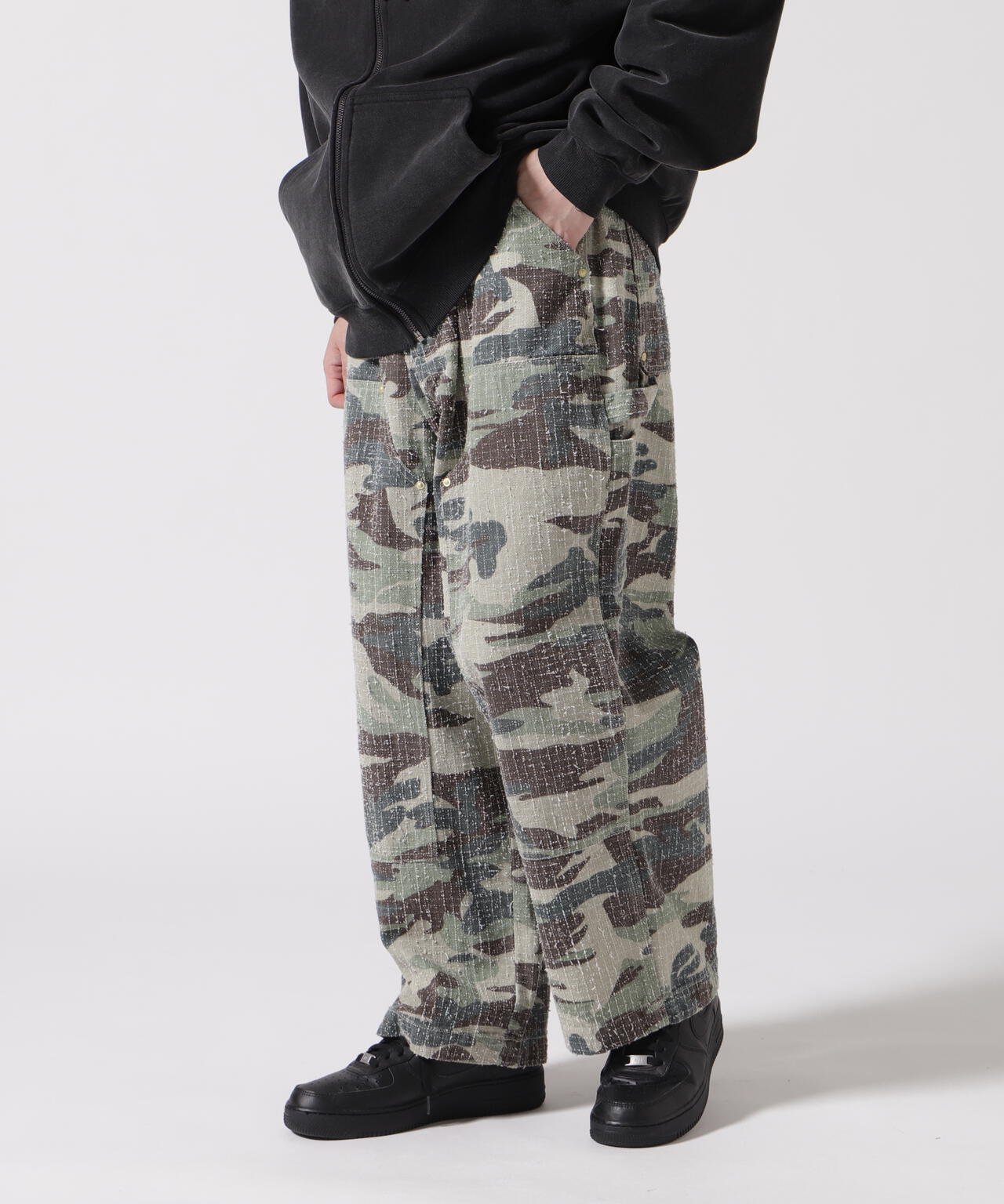 WHITELAND/ホワイトランド/CAMO DOUBLE KNEE PANTS