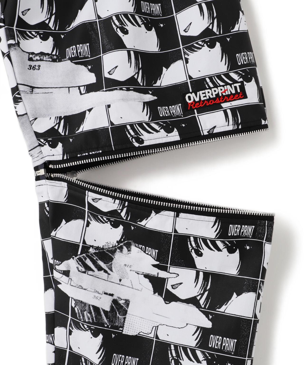 overprint/オーバープリント/FACE KNEE ZIP PANTS