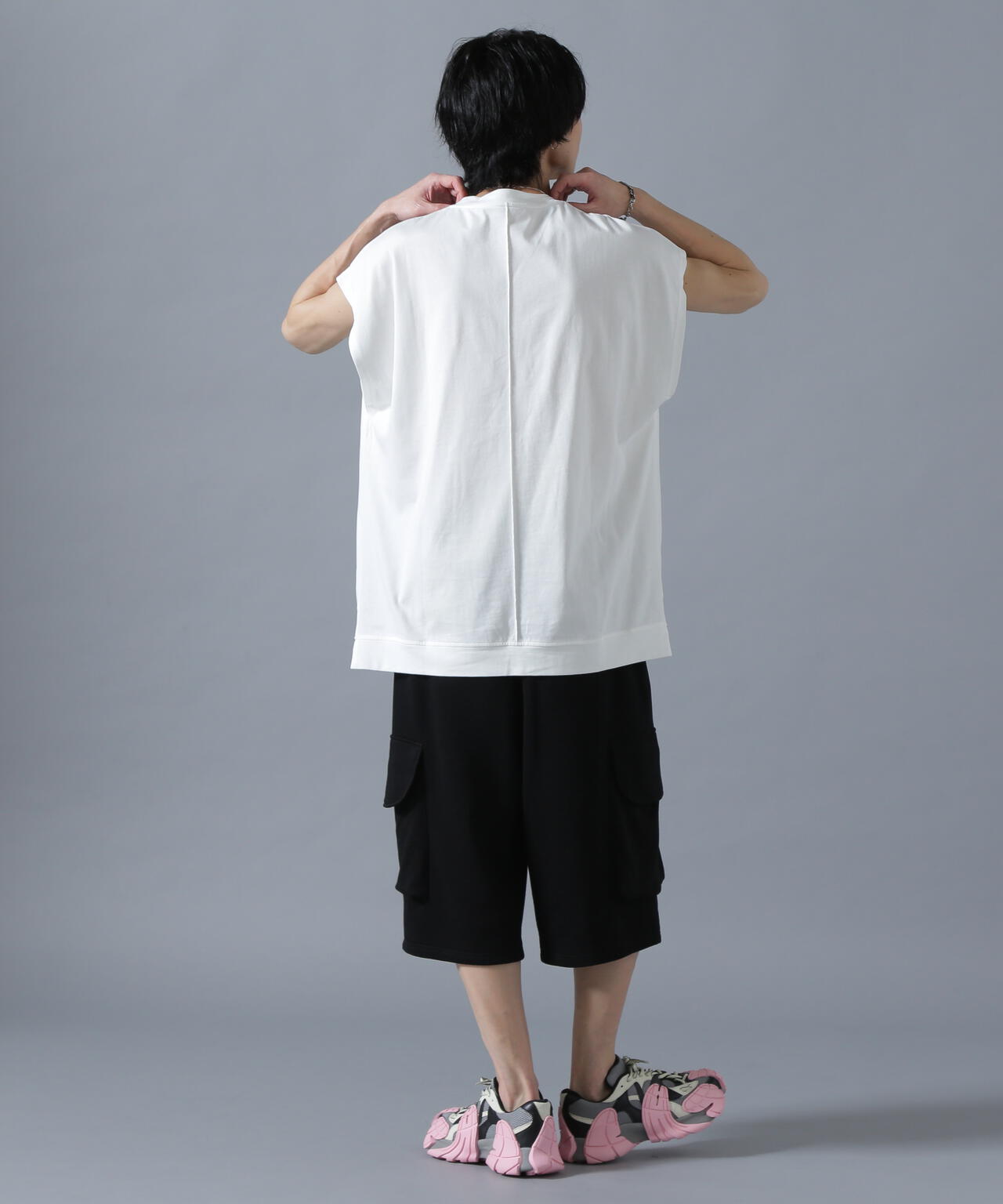 DankeSchon/ダンケシェーン/CHEMICAL SWEAT CARGO SHORTS