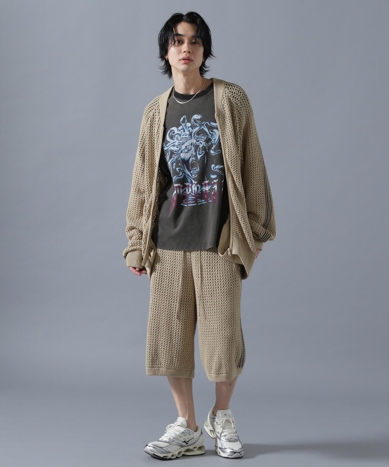 DankeSchon/ダンケシェーン/MESHKNIT SHORTS