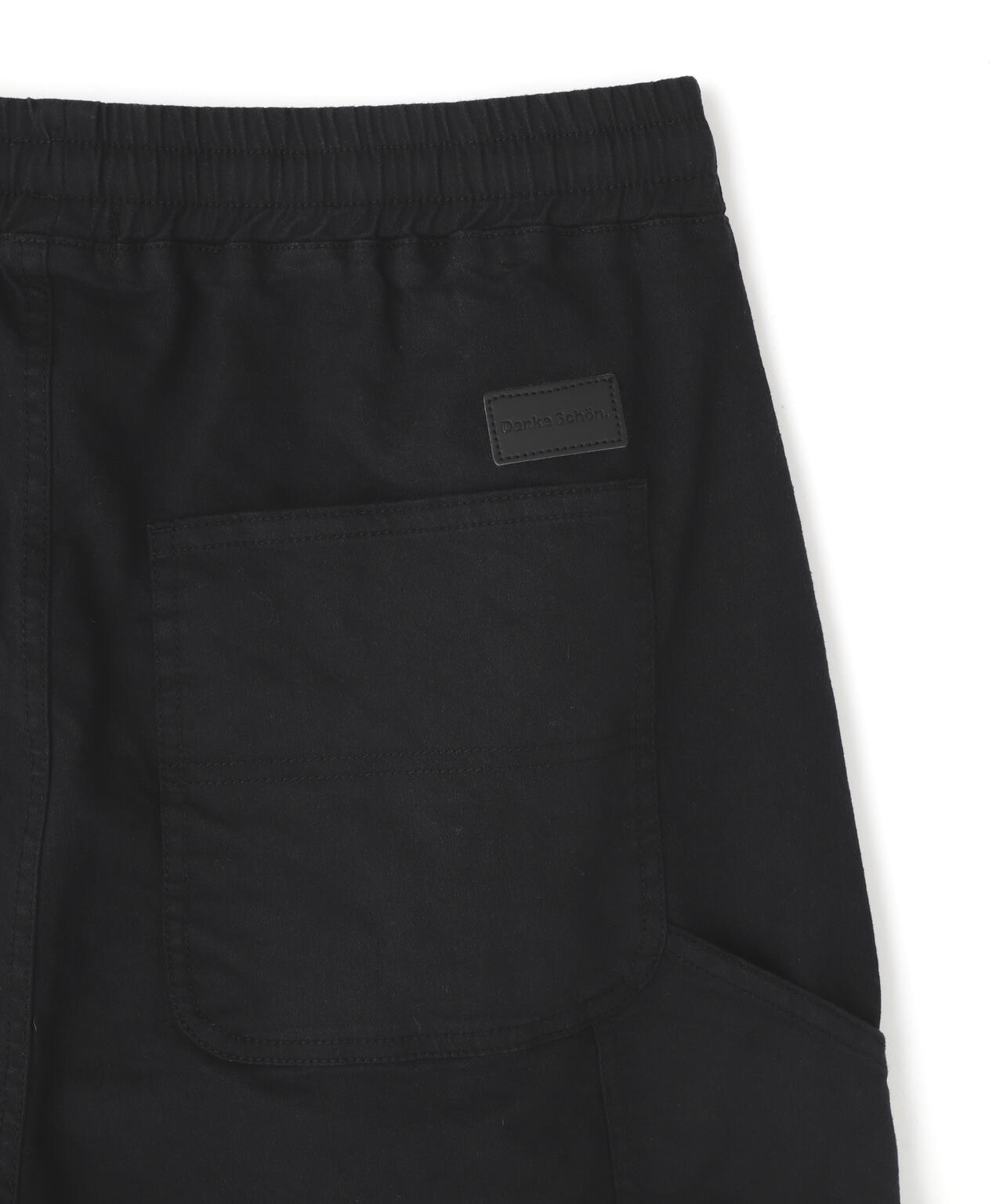 DankeSchon/ダンケシェーン/TC BLACK W-KNEE SHORTS
