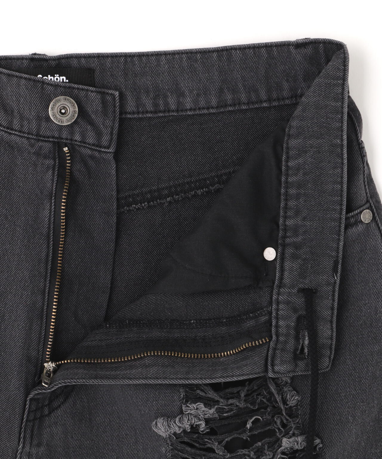 DankeSchon/ダンケシェーン/11oz DAMAGE DENIM SHORTS