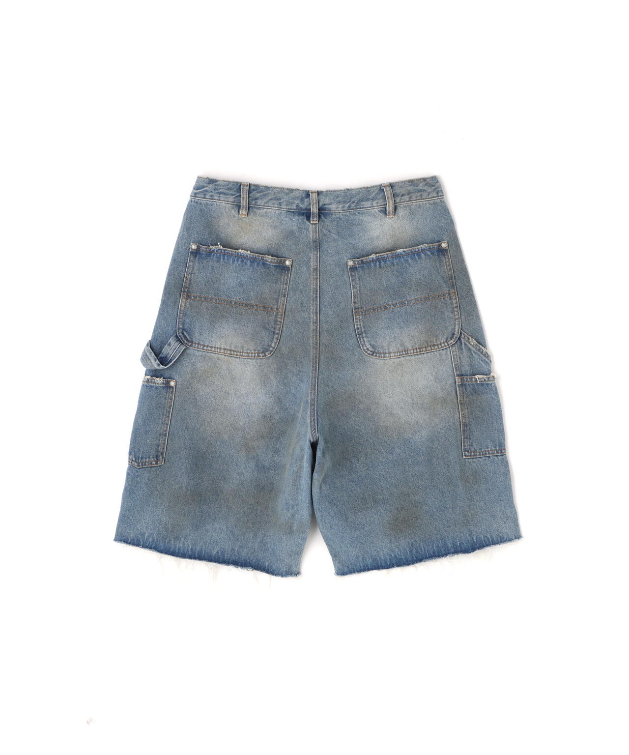 WHITELAND/ホワイトランド/DENIM DOUBLE KNEE SHORT PANT