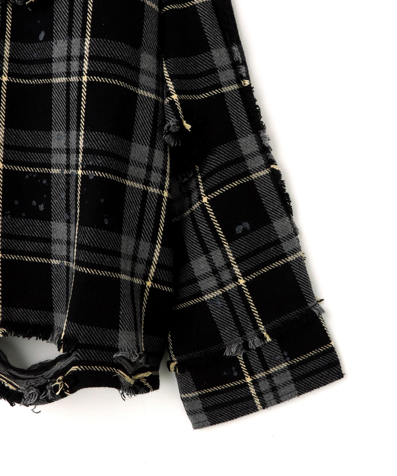 DankeSchon/ダンケシェーン/STUDS FLANNEL CHECK L/S SHIRTS