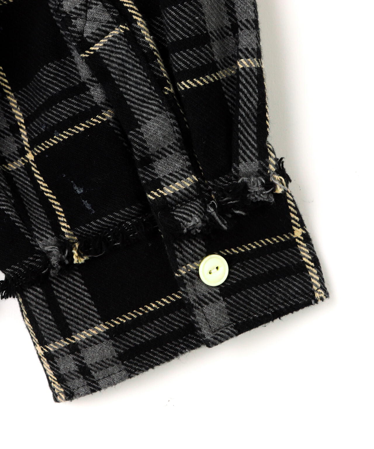 DankeSchon/ダンケシェーン/STUDS FLANNEL CHECK L/S SHIRTS