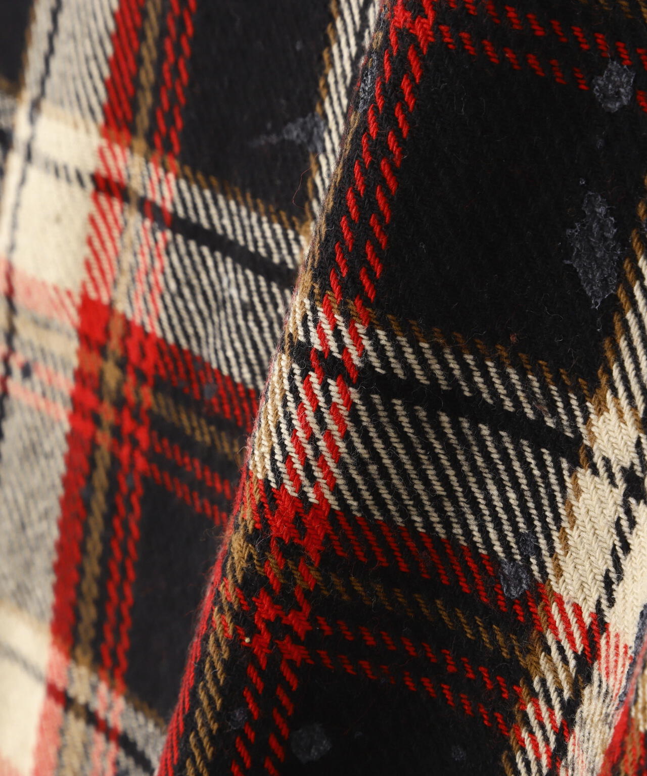 DankeSchon/ダンケシェーン/STUDS FLANNEL CHECK L/S SHIRTS