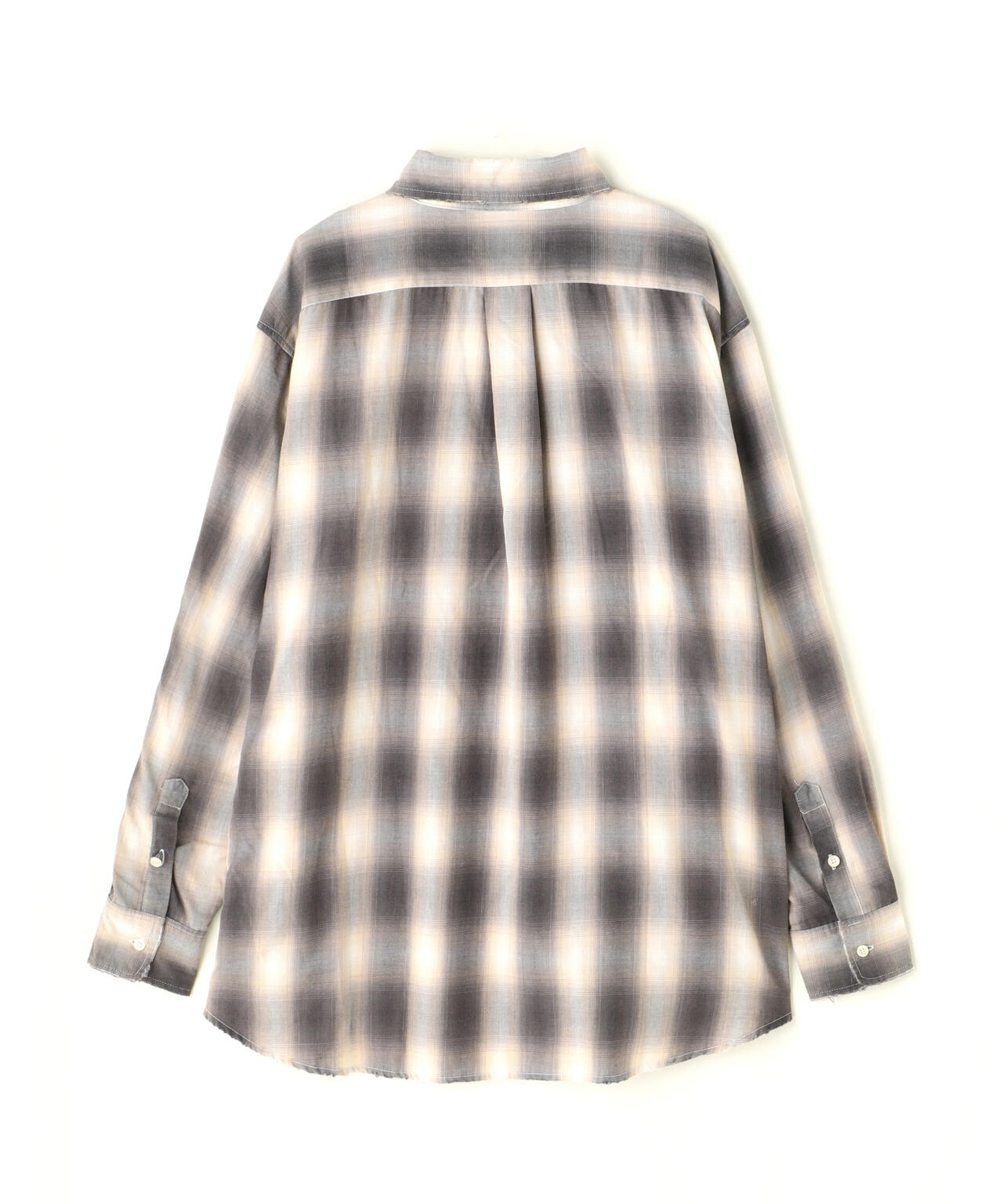 WHITELAND/ホワイトランド/DAMEGE CHECK SHIRT