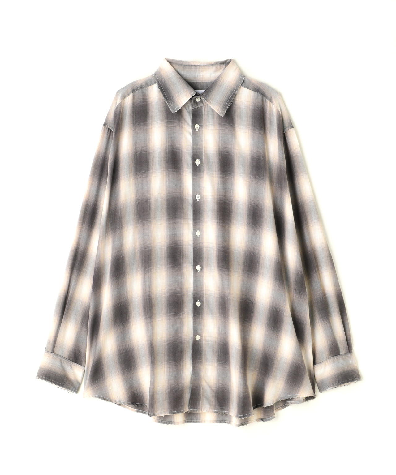 WHITELAND/ホワイトランド/DAMEGE CHECK SHIRT