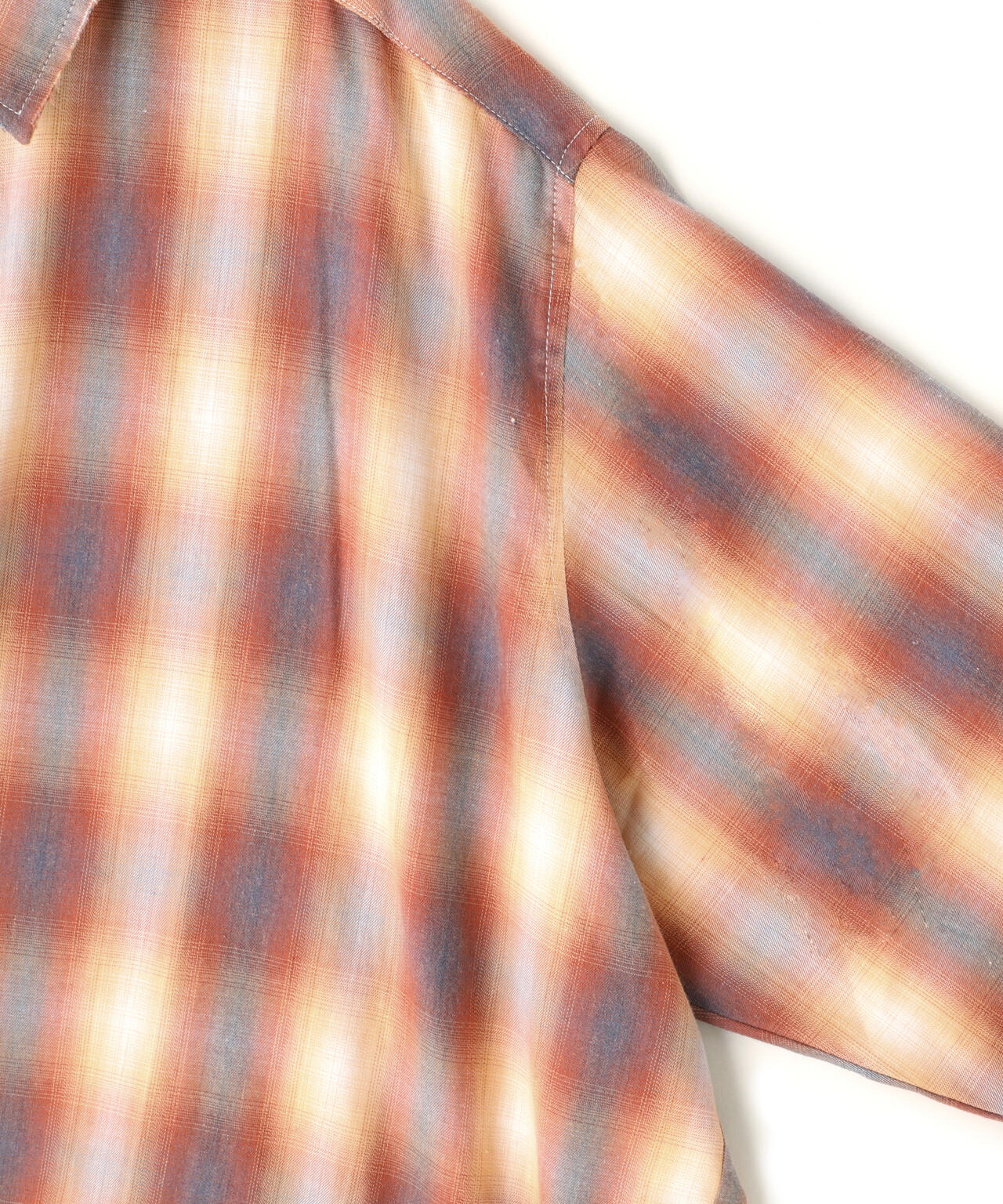 WHITELAND/ホワイトランド/DAMEGE CHECK SHIRT