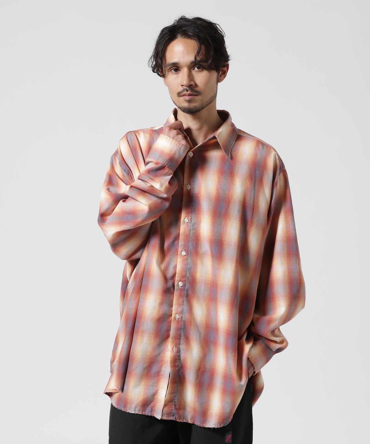 WHITELAND/ホワイトランド/DAMEGE CHECK SHIRT