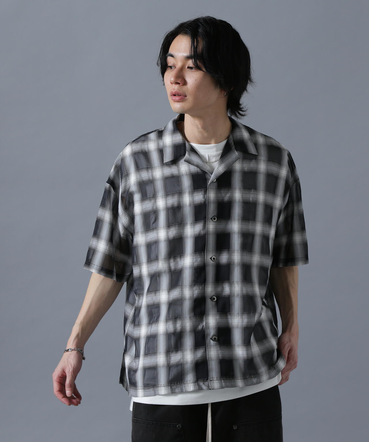 DankeSchon/ダンケシェーン/SIZZLE CHECK S/S SHIRTS