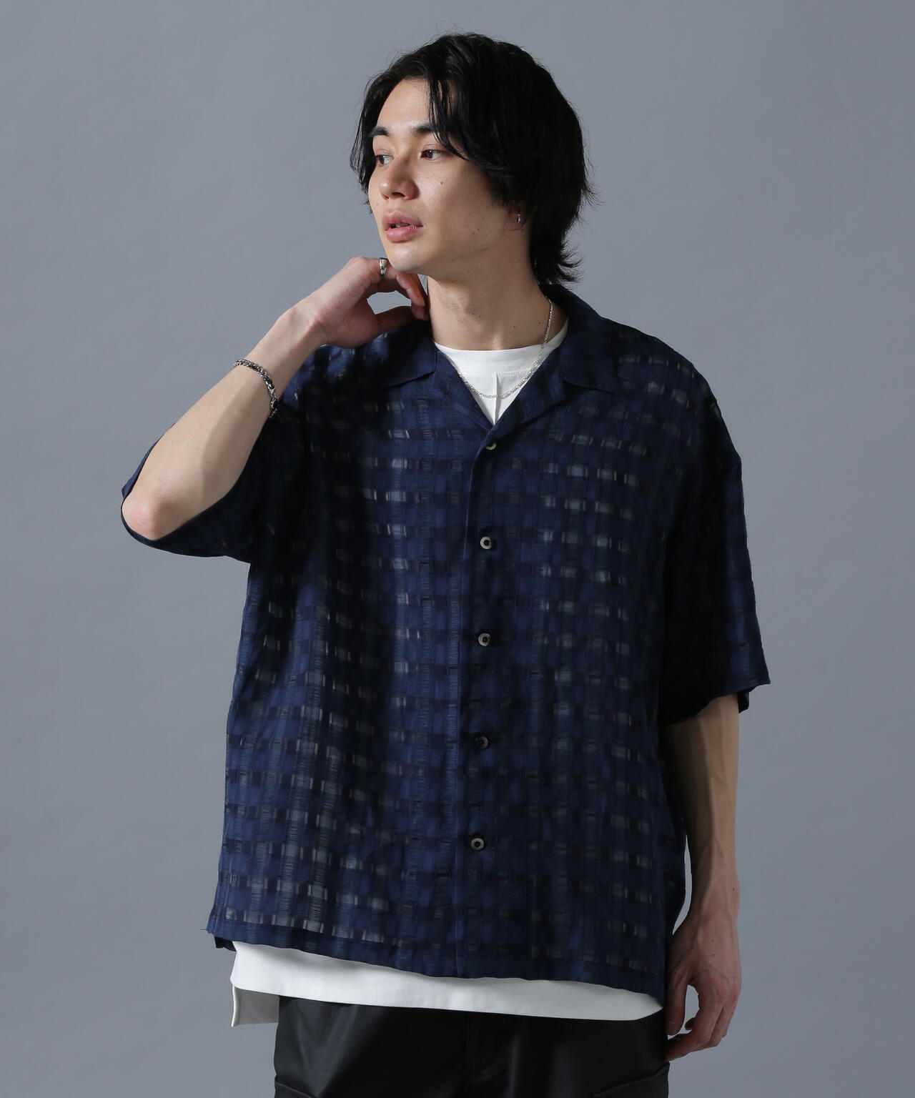 DankeSchon/ダンケシェーン/SIZZLE CHECK S/S SHIRTS