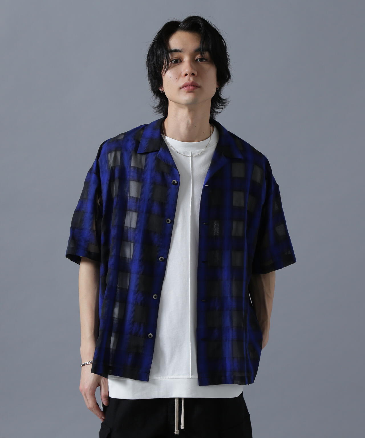 DankeSchon/ダンケシェーン/SIZZLE CHECK S/S SHIRTS