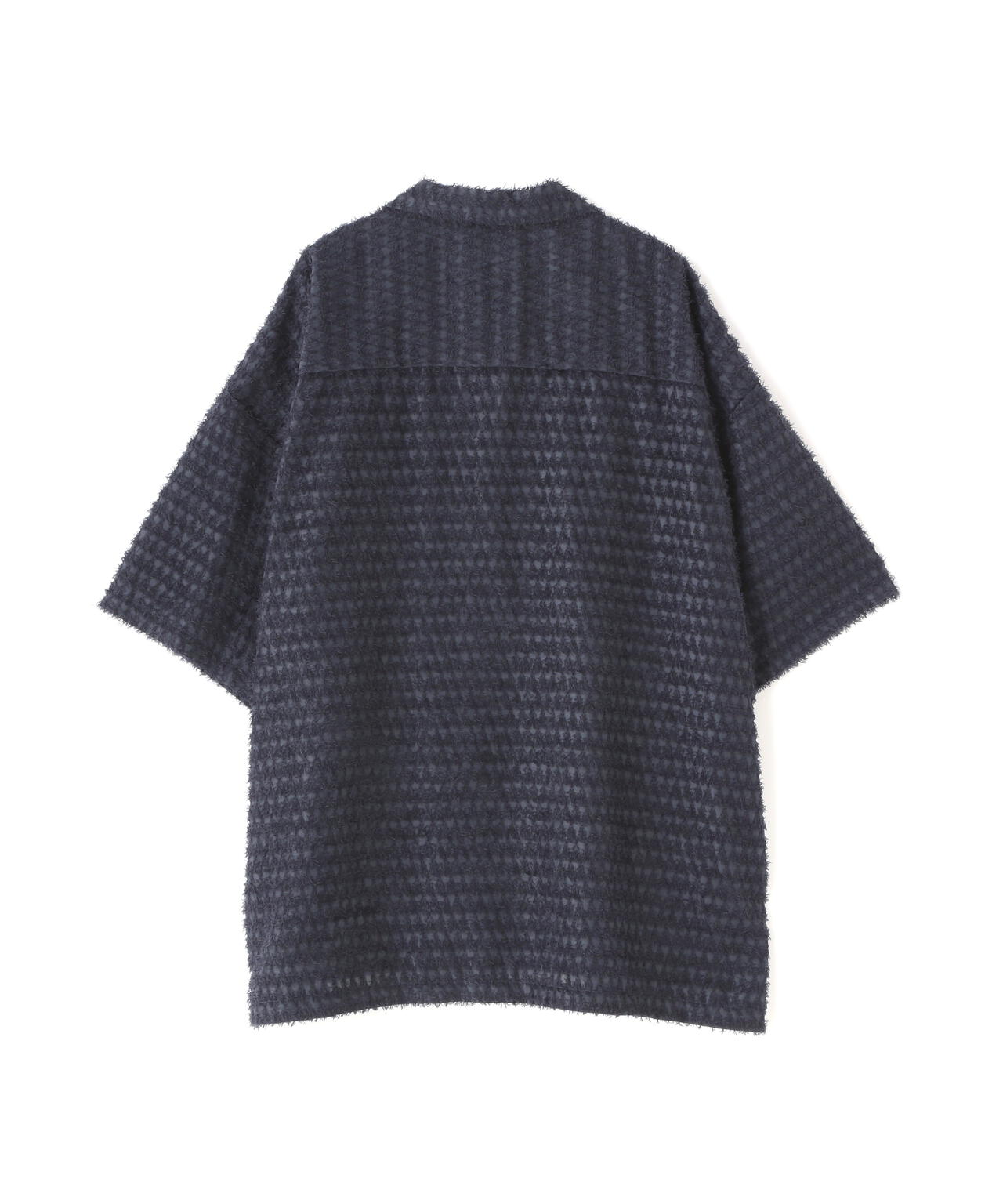 DankeSchon/ダンケシェーン/SHEER SHAGGY JACQUARED S/S SHIRTS