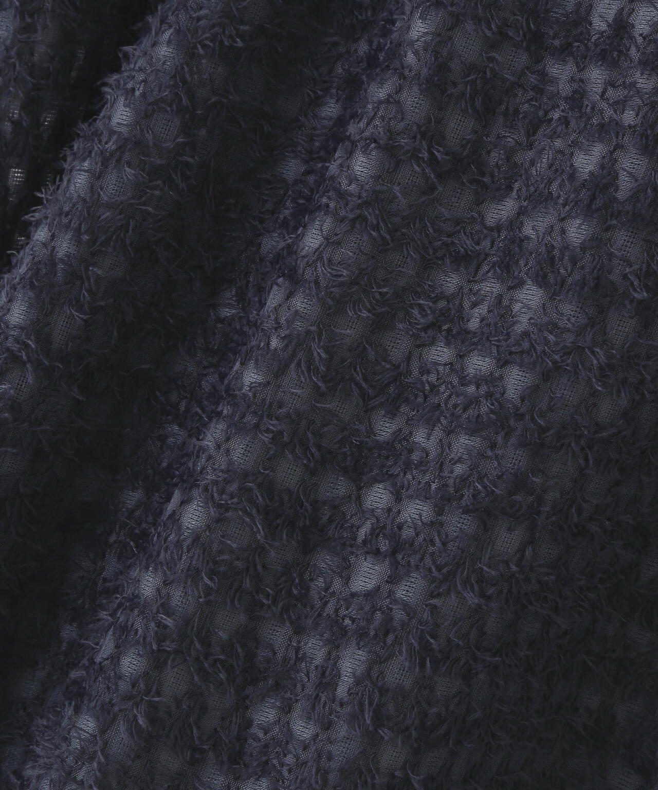 DankeSchon/ダンケシェーン/SHEER SHAGGY JACQUARED S/S SHIRTS
