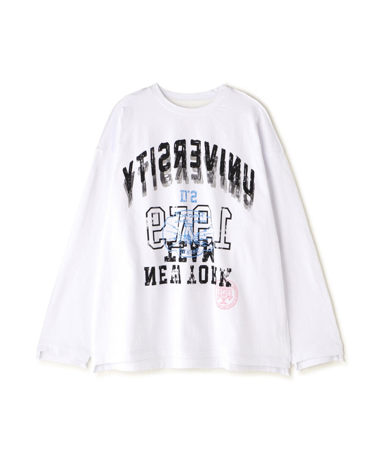 DankeSchon/ダンケシェーン/SWITCH L/S TEE UNIVERSITY