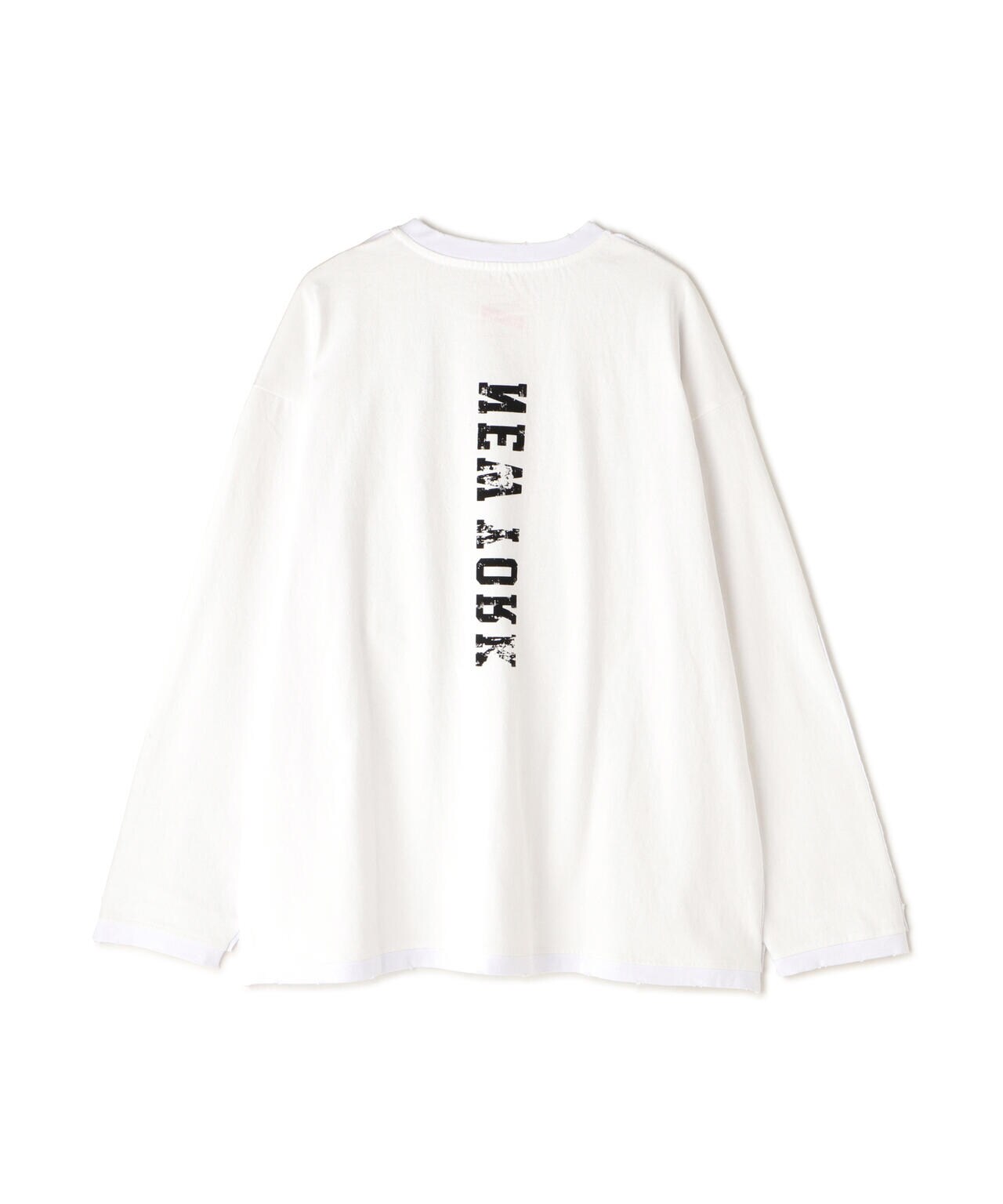 DankeSchon/ダンケシェーン/SWITCH L/S TEE UNIVERSITY
