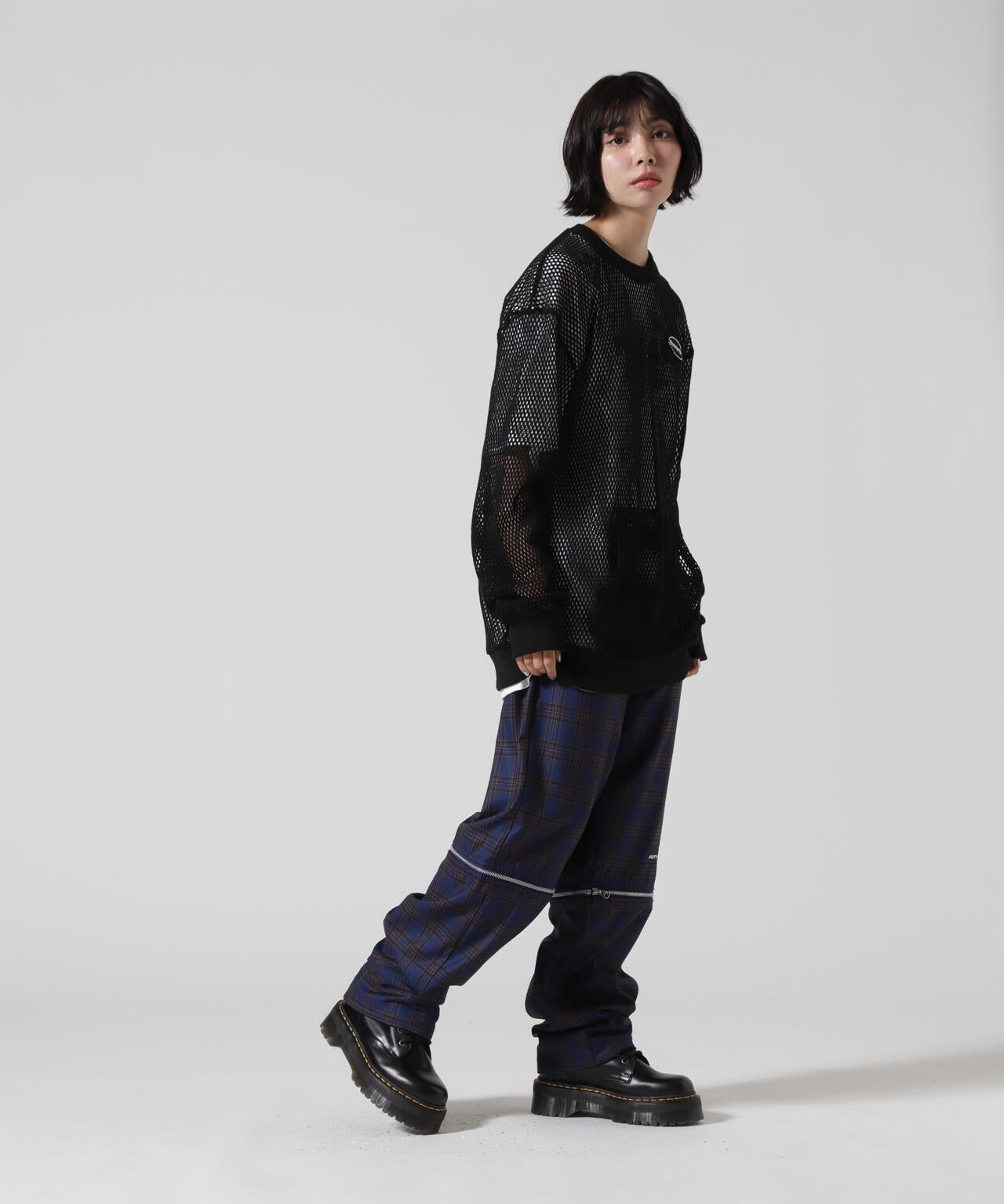 overprint/オーバープリント/MESH TEE