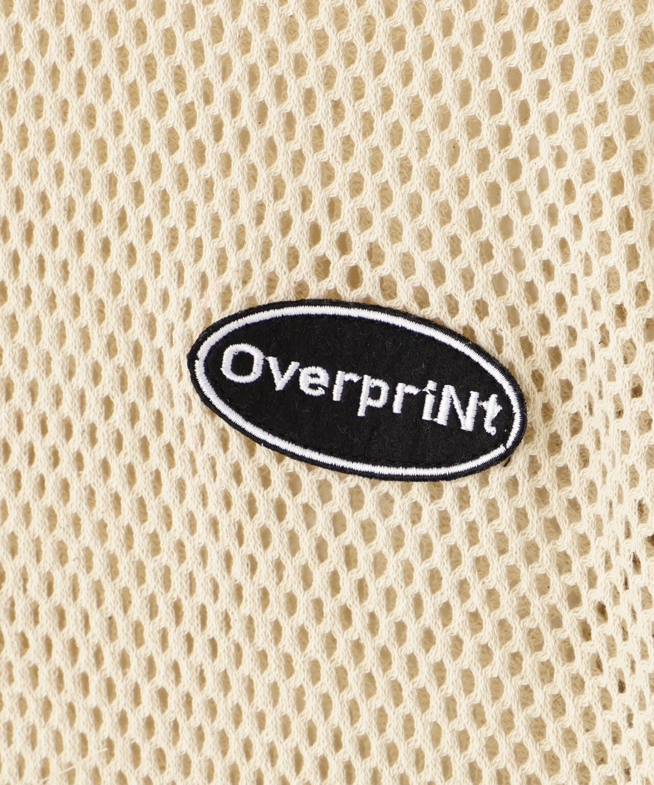 overprint/オーバープリント/MESH TEE