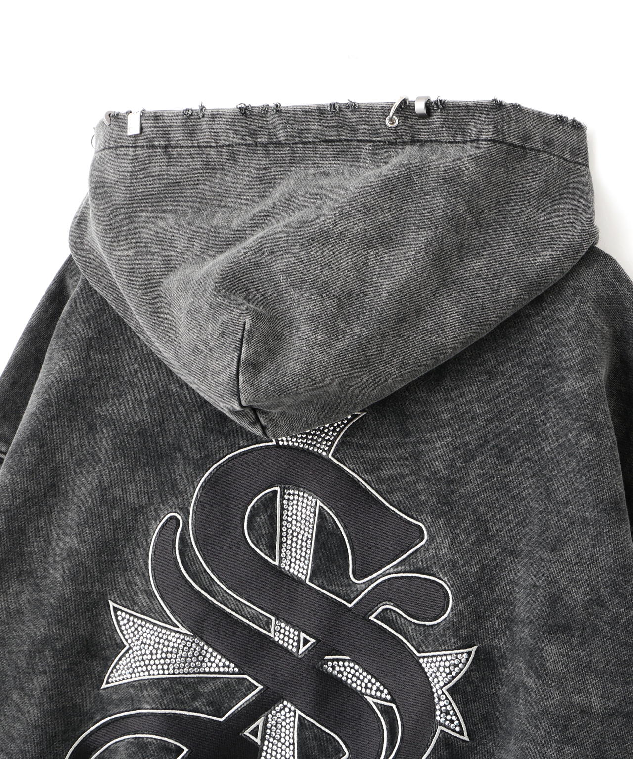 SUPPLIER/サプライヤー/【LHP EXCLUSIVE】VINTAGE WASH PIERCED ZIP HOODIE