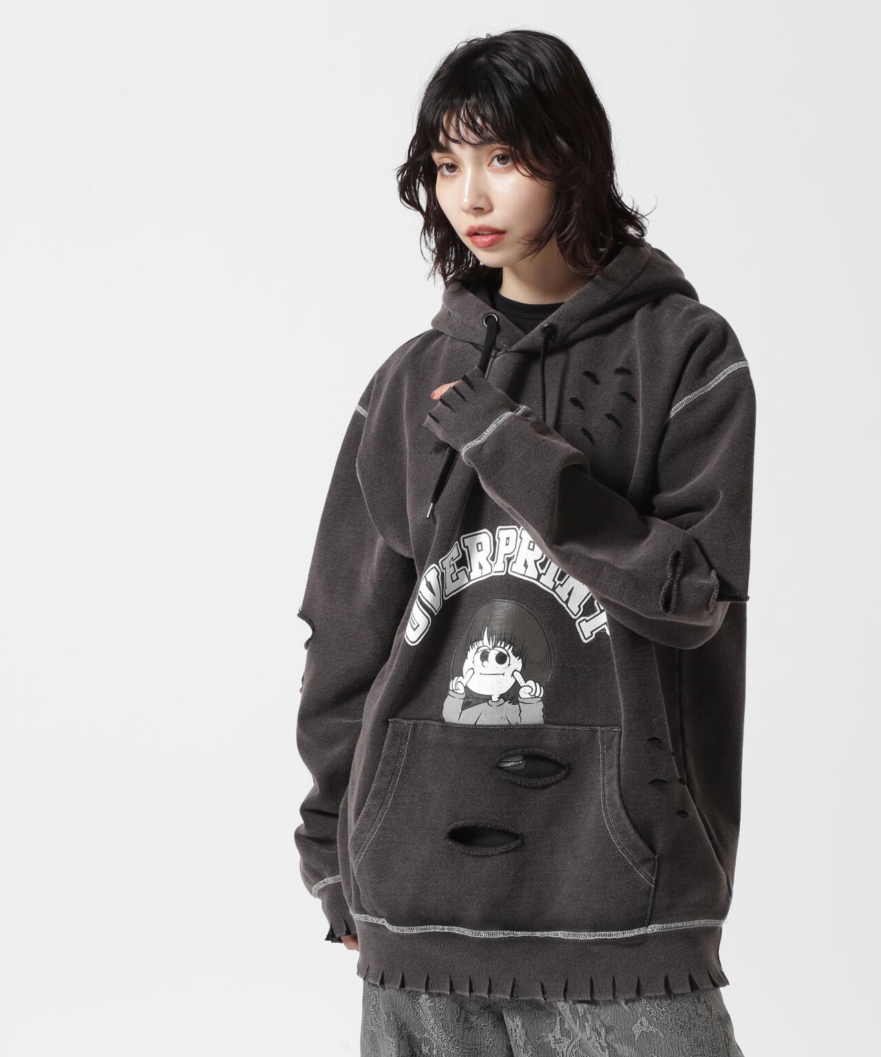 overprint/オーバープリント/PUPPET HOODIE