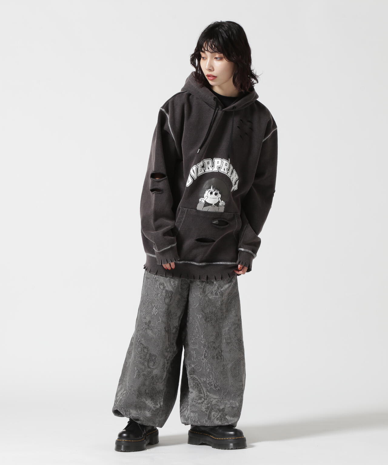 overprint/オーバープリント/PUPPET HOODIE