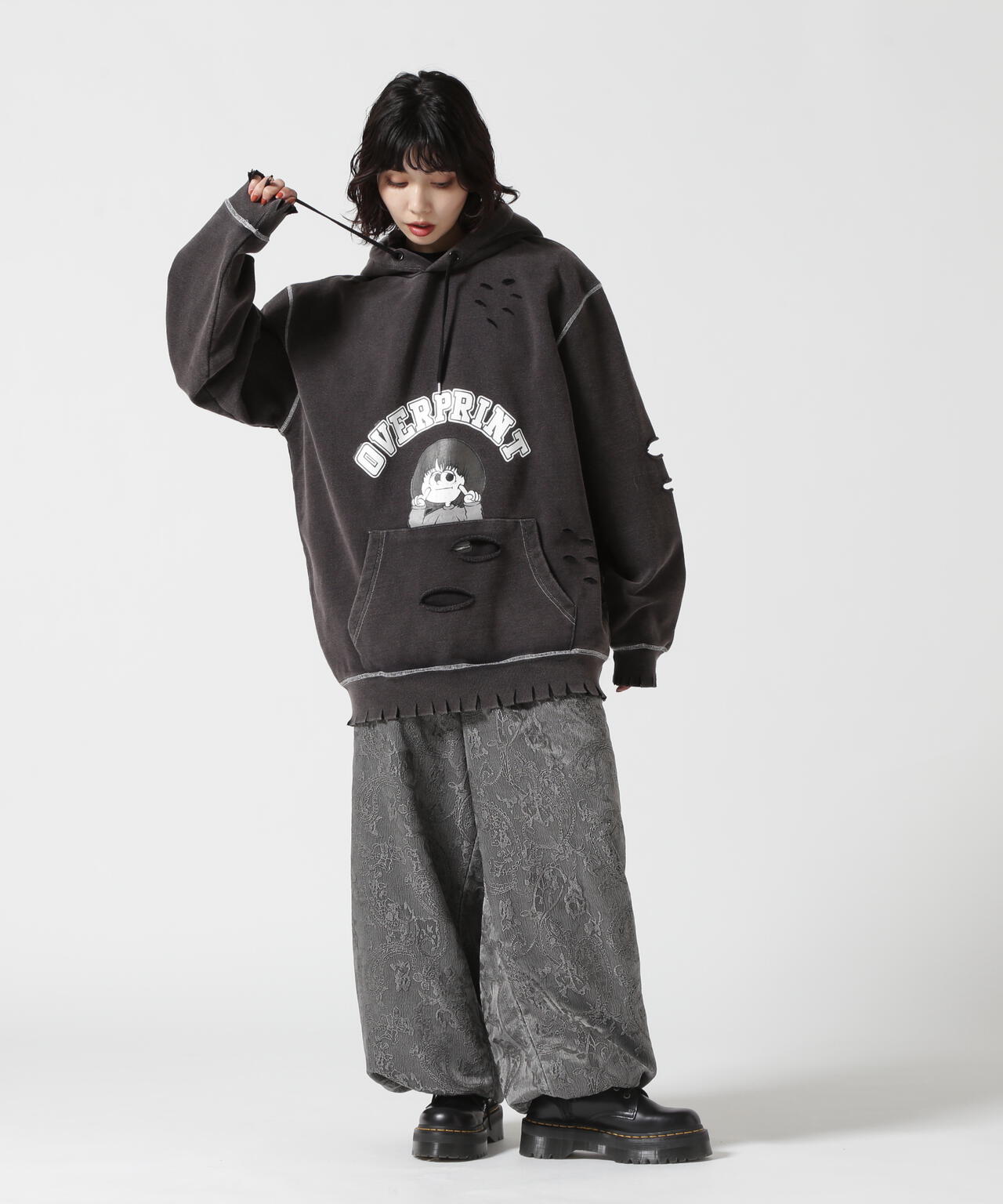 overprint/オーバープリント/PUPPET HOODIE