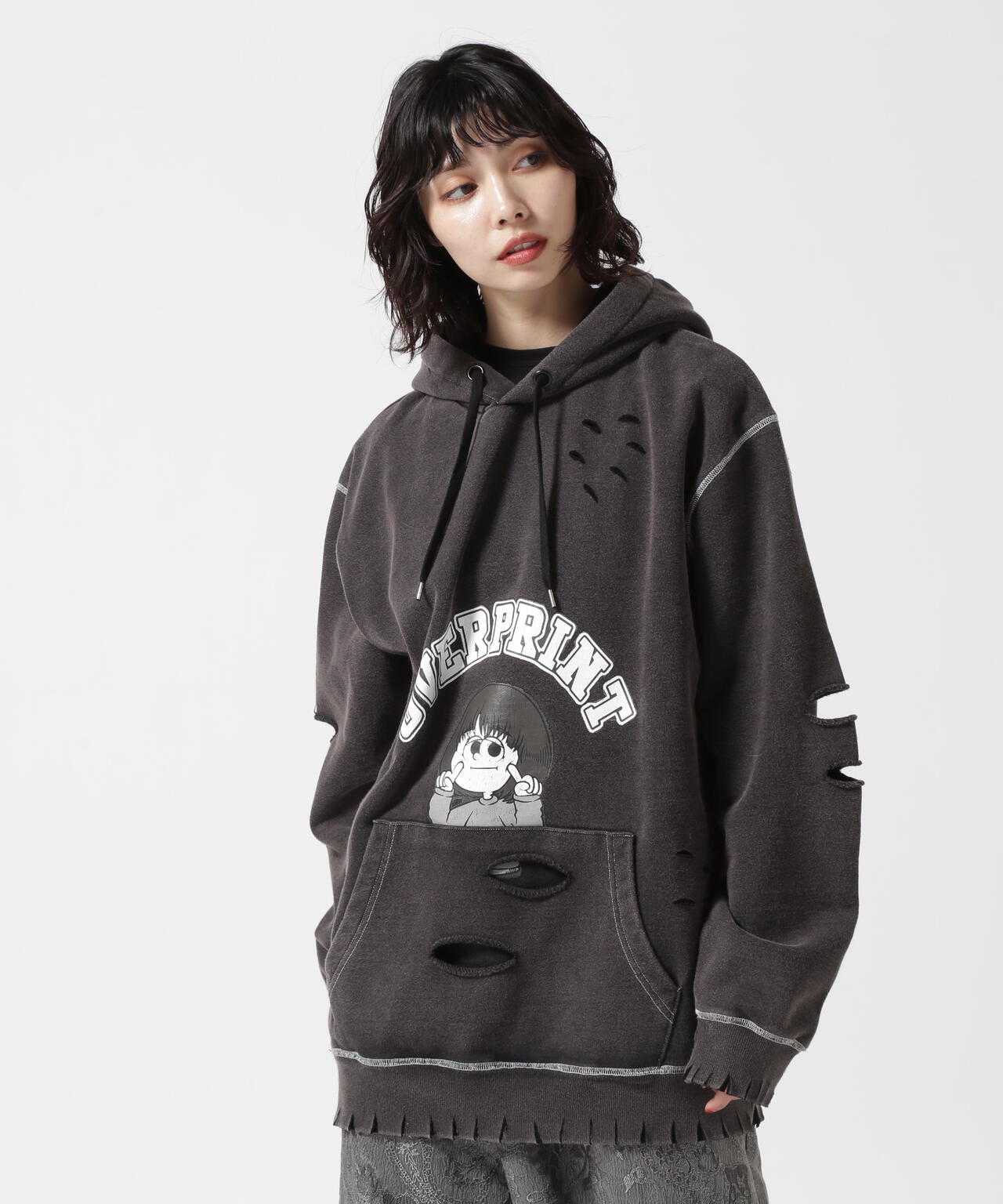overprint/オーバープリント/PUPPET HOODIE