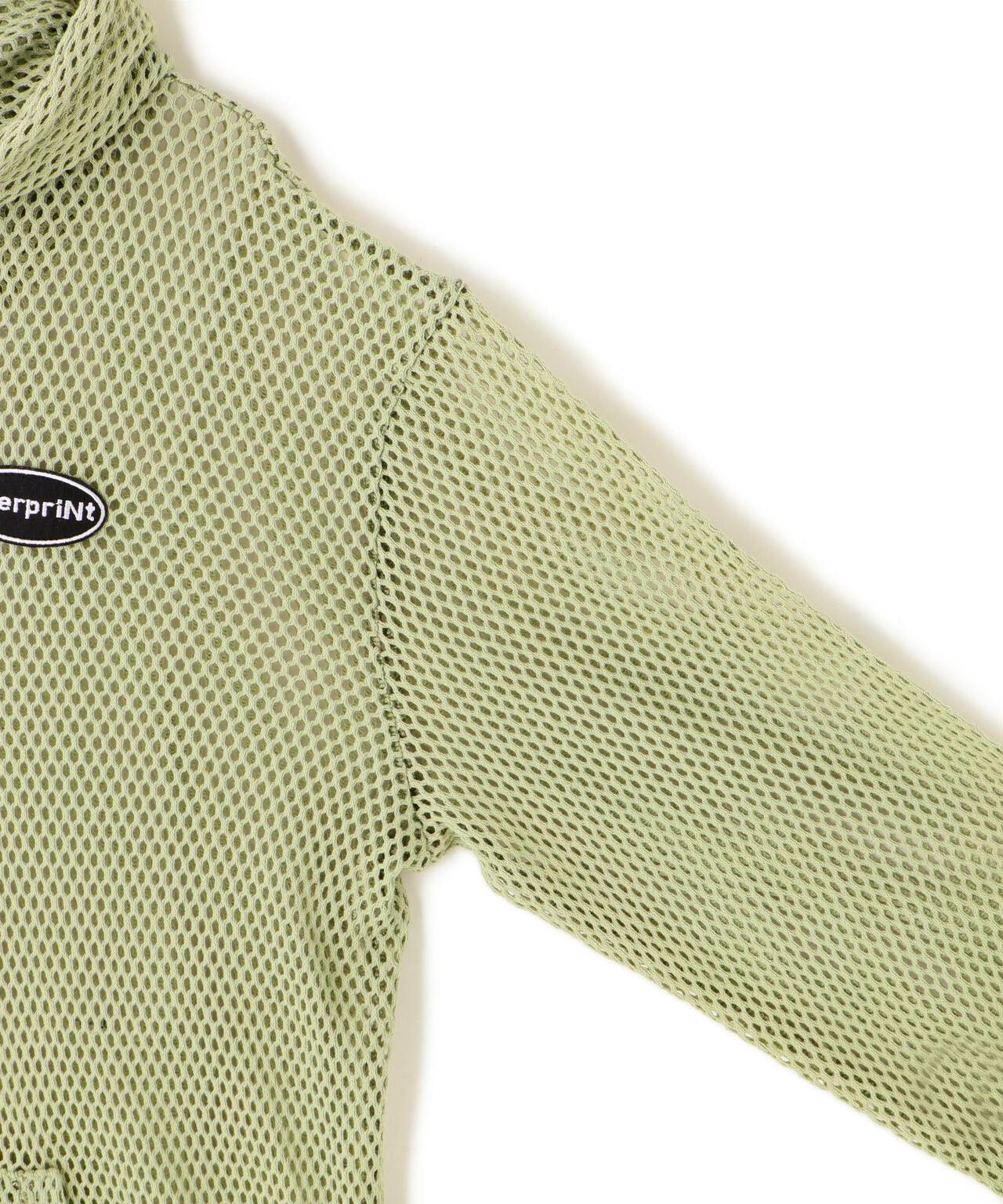 overprint/オーバープリント/MESH HOODIE