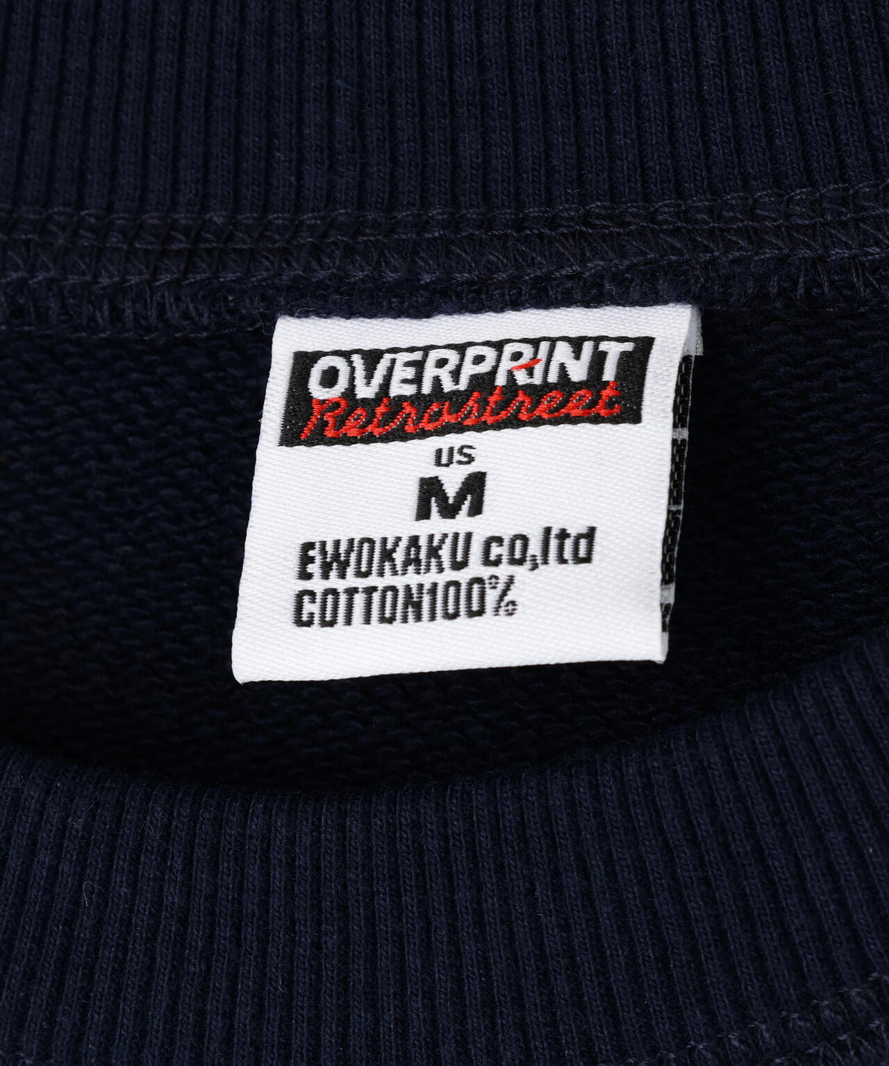 overprint/オーバープリント/NAENANO BACK PILE SWEATSHIRTS 1