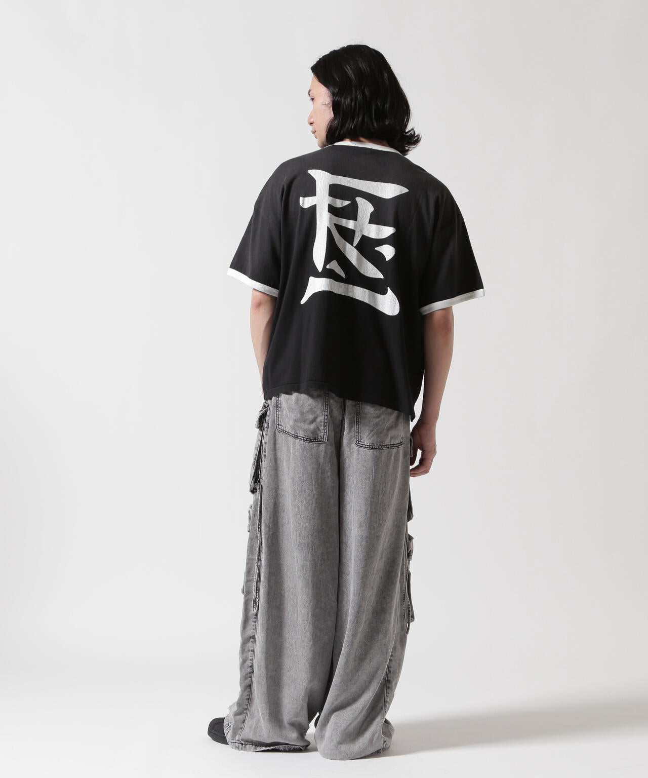 F-LAGSTUF-F/フラグスタフ/RINGER TEE（KANJI LOGO）