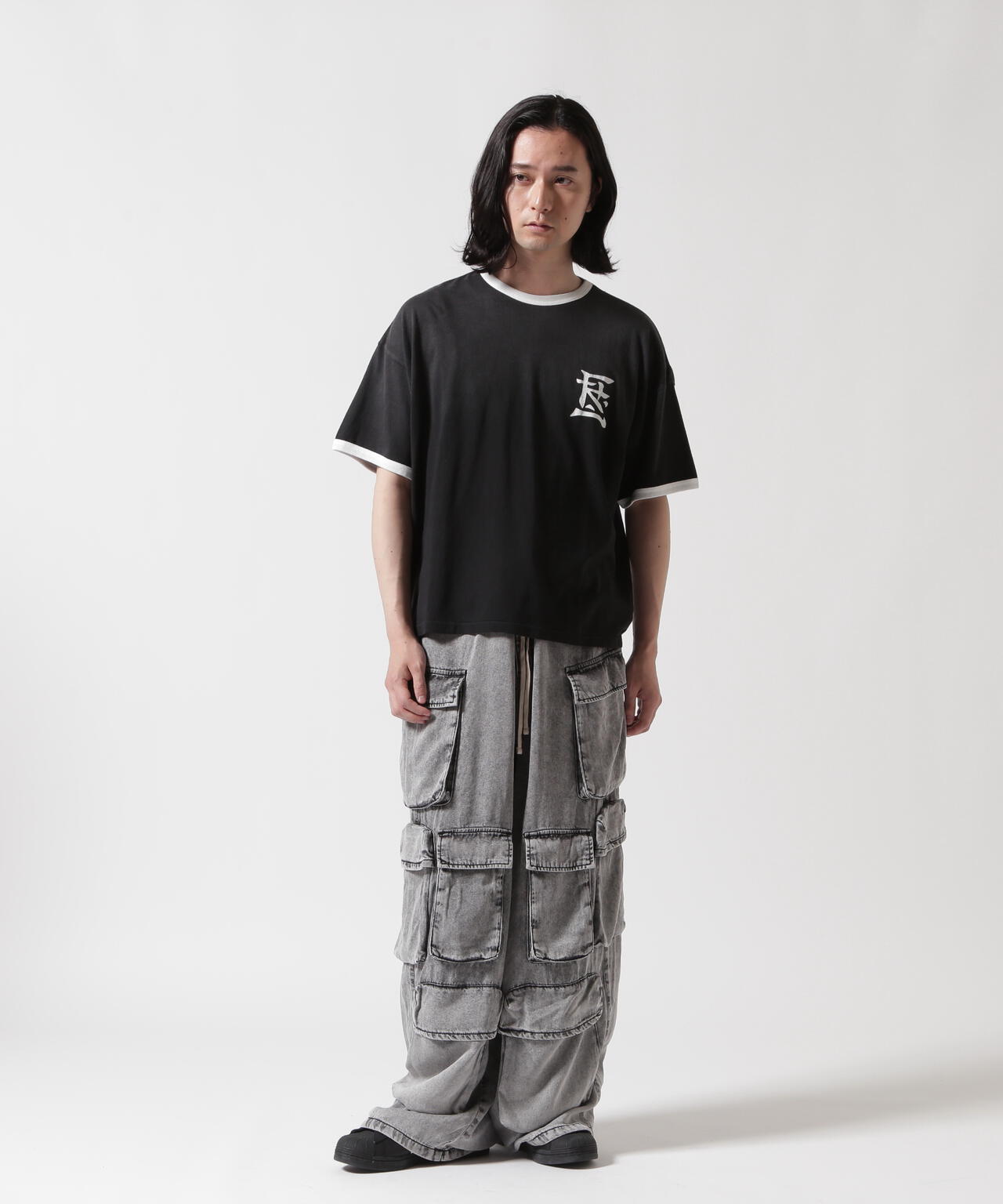 F-LAGSTUF-F/フラグスタフ/RINGER TEE（KANJI LOGO）