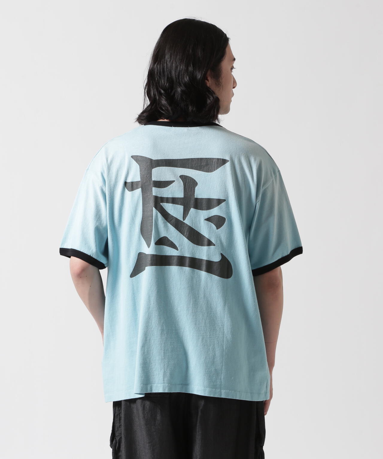 F-LAGSTUF-F/フラグスタフ/RINGER TEE（KANJI LOGO）