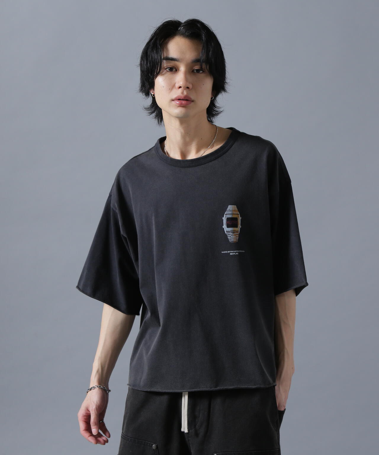 DankeSchon/ダンケシェーン/CUTOFF S/S TEE WATCH