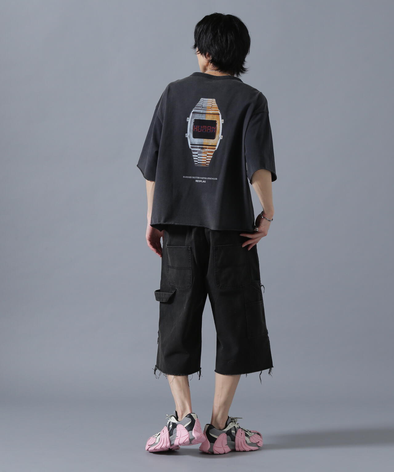 DankeSchon/ダンケシェーン/CUTOFF S/S TEE WATCH