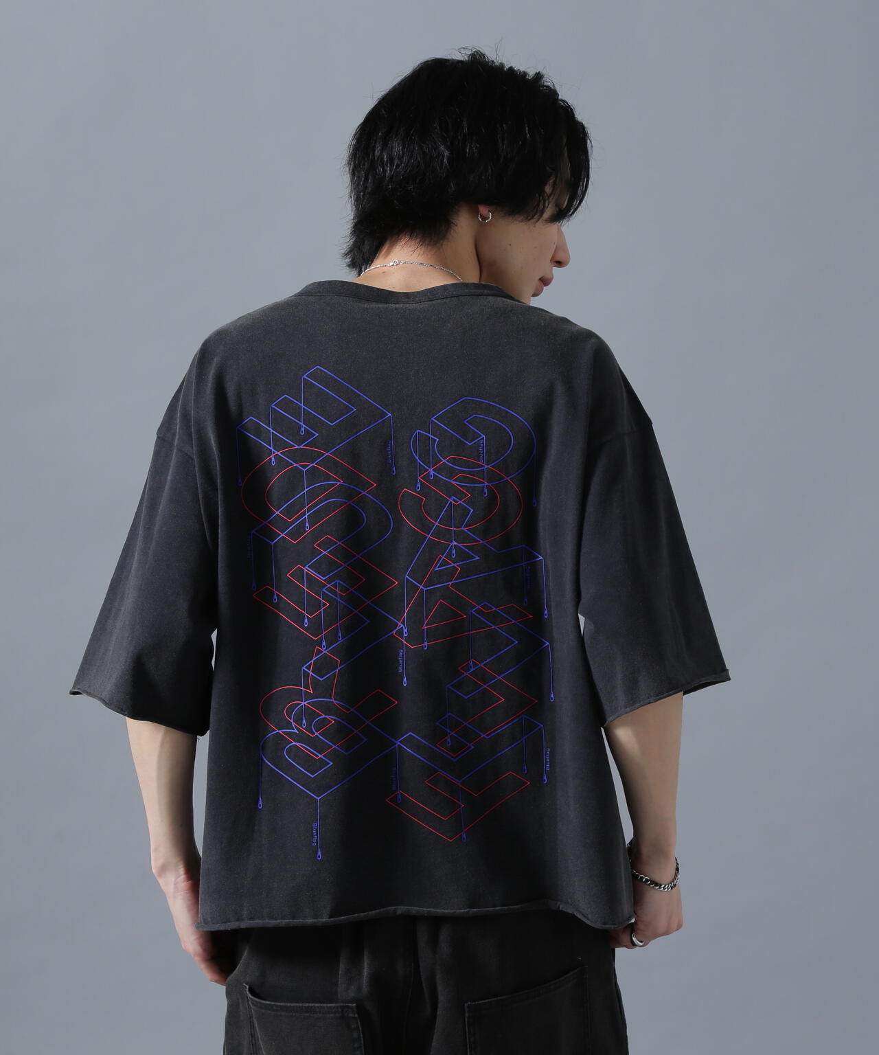 DankeSchon/ダンケシェーン/CUTOFF S/S TEE REDFLAG