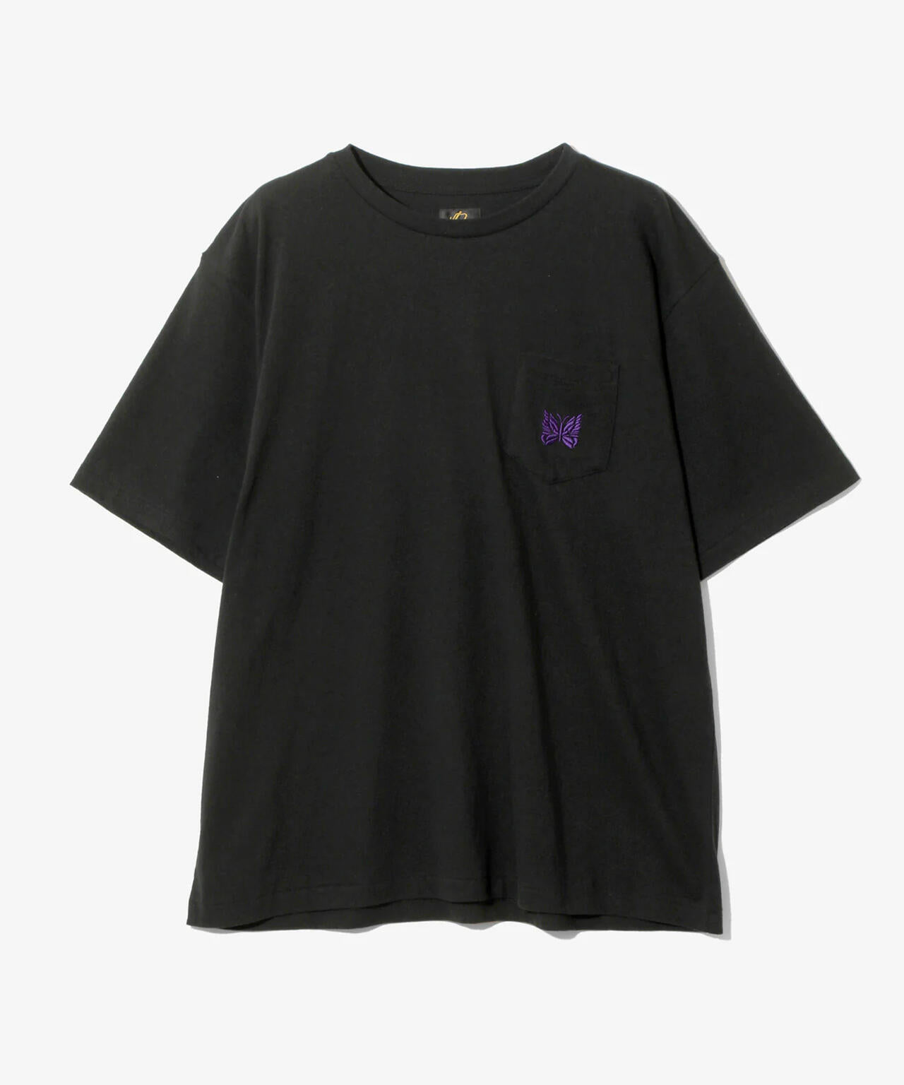 NEEDLES/ニードルズ/S/S PAPILLON EMB.POCKET TEE -  COTTON JERSEY