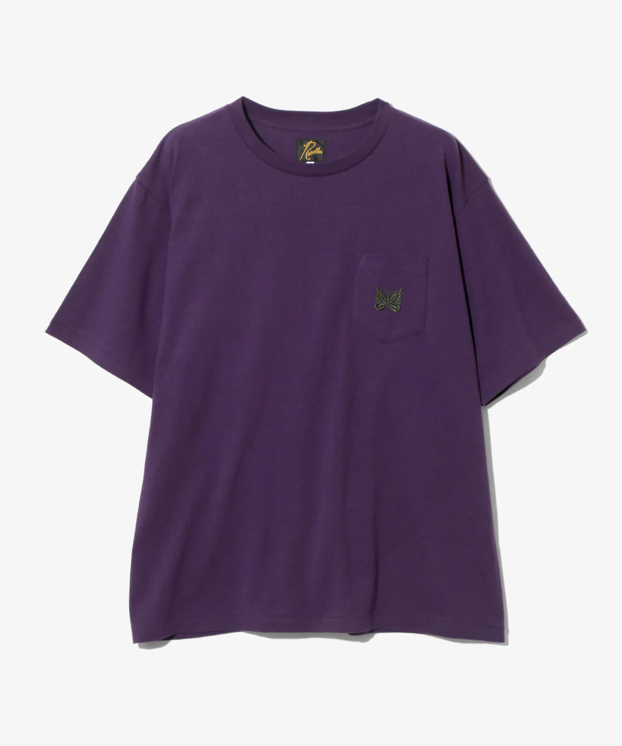 NEEDLES/ニードルズ/S/S PAPILLON EMB.POCKET TEE -  COTTON JERSEY