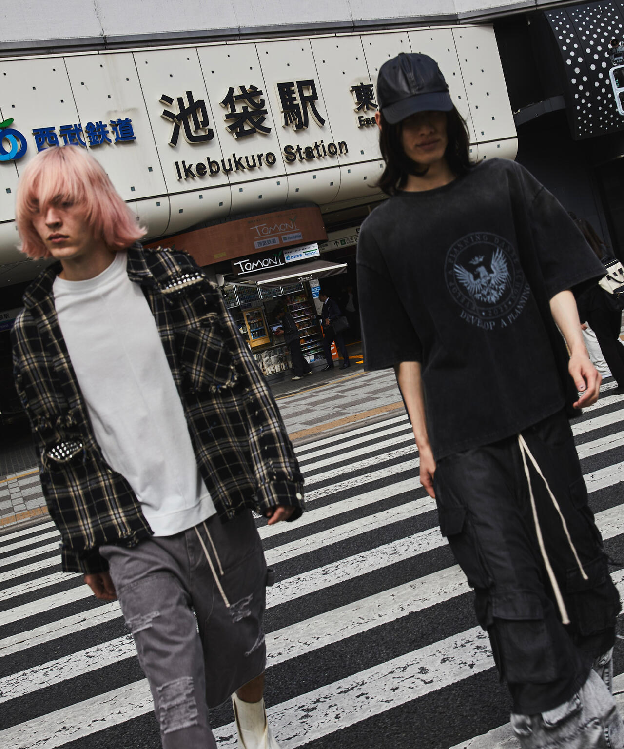DankeSchon/ダンケシェーン/POWDER SS TEE MILS CIRCLE