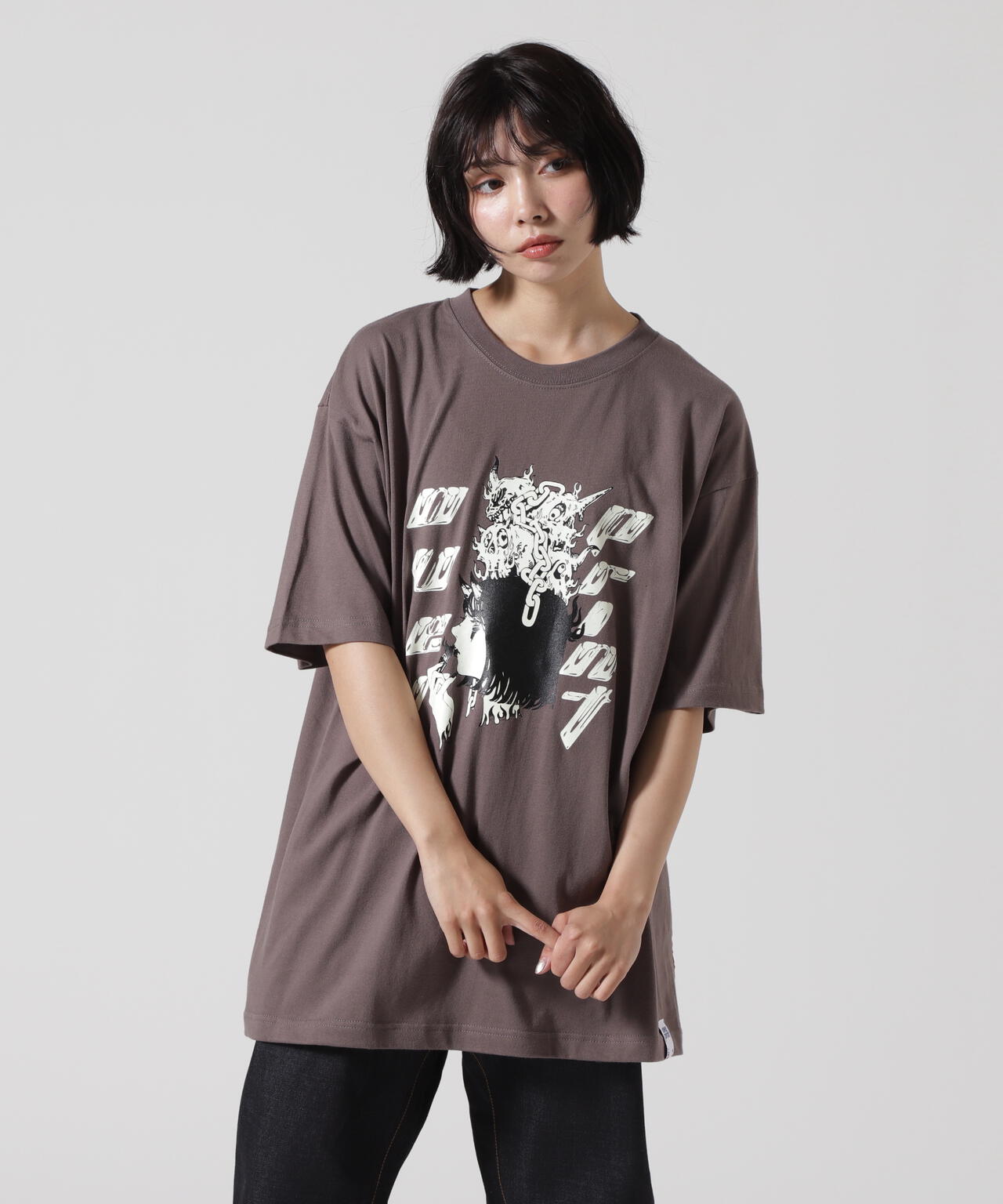 overprint/オーバープリント/SATAN TEE 東京上空