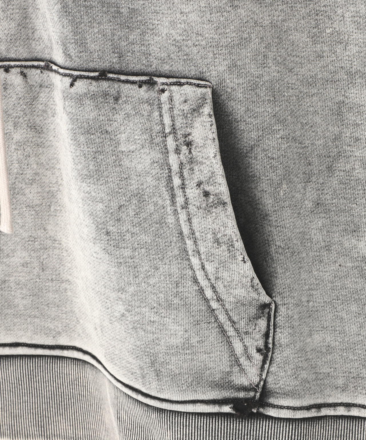 DankeSchon/ダンケシェーン/CHEMICAL SWEAT NOSLEEVE HOODIE