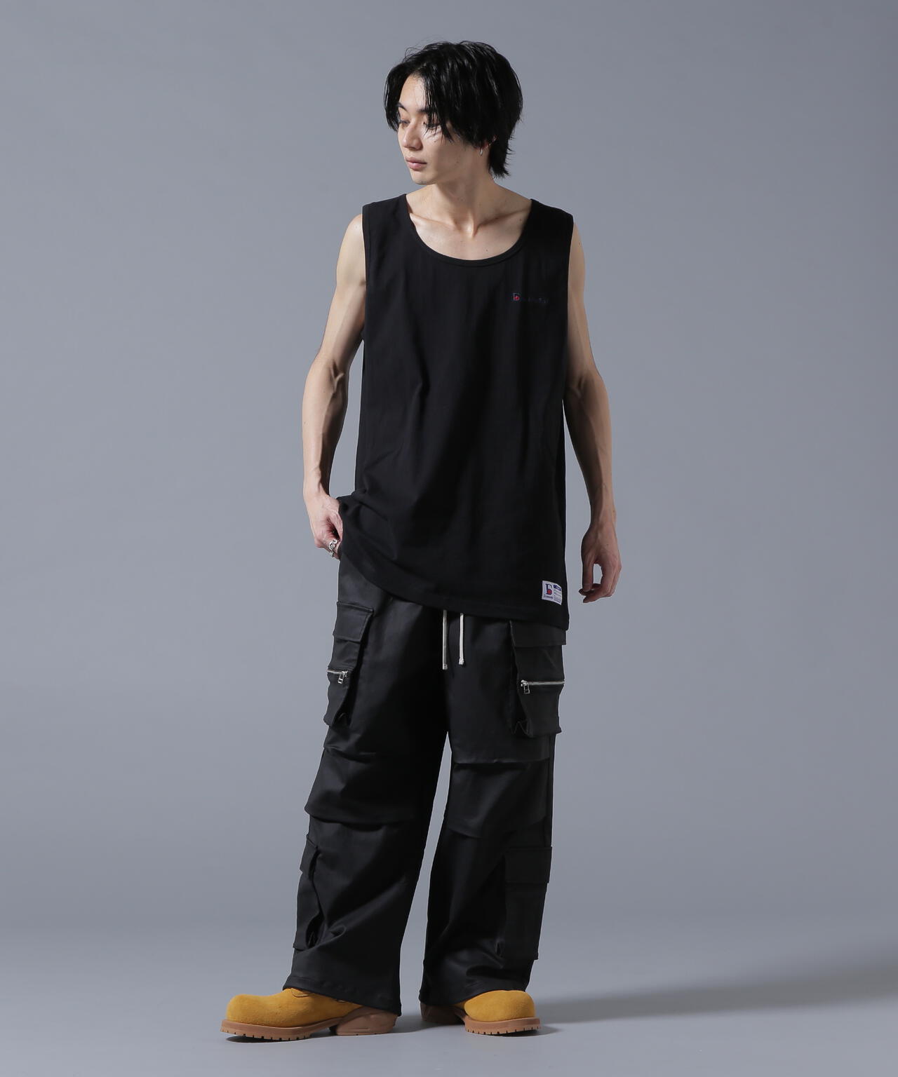 【WEB&DEPOT限定】DankeSchon/ダンケシェーン/16OE TANKTOP LOGO