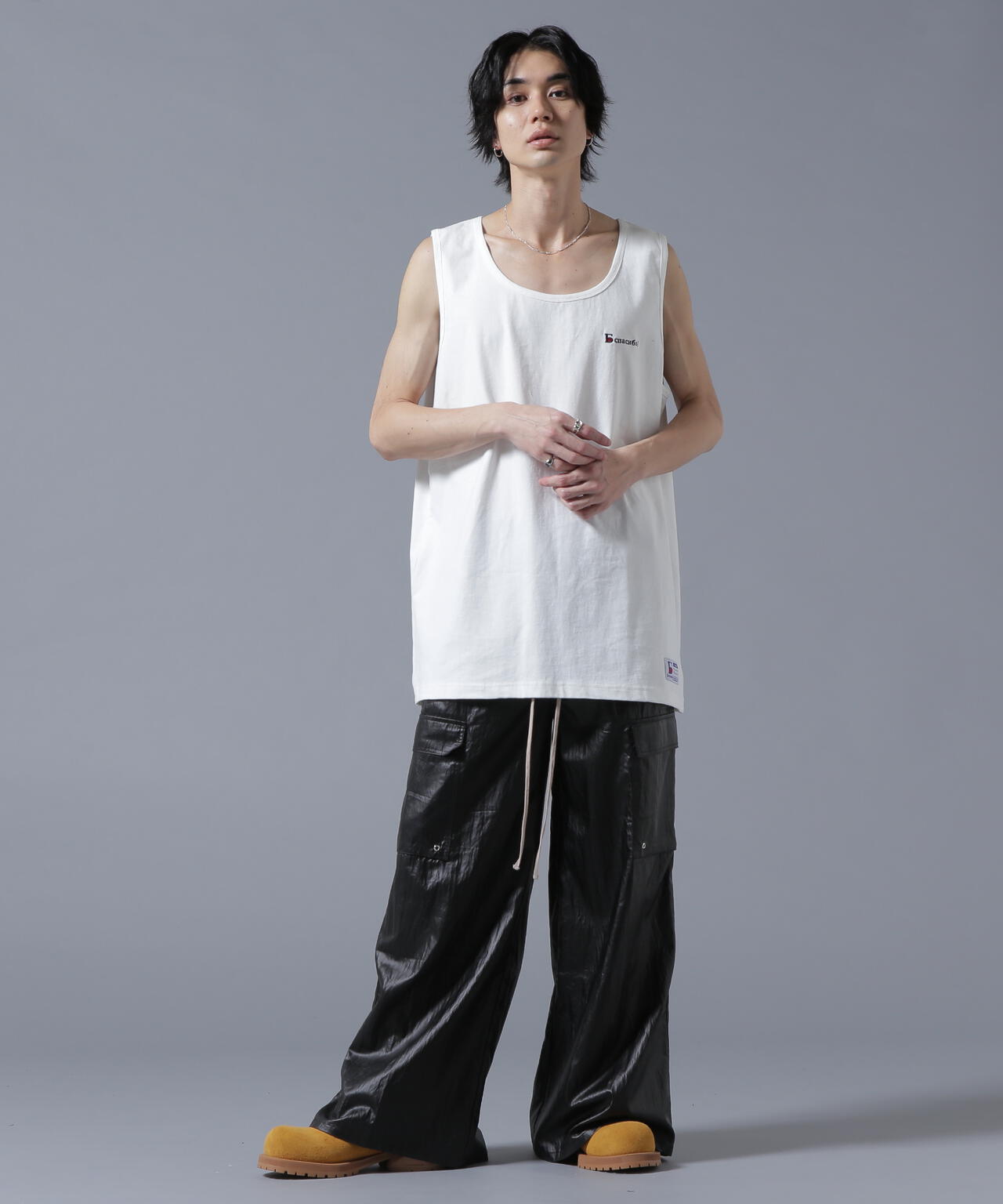 【WEB&DEPOT限定】DankeSchon/ダンケシェーン/16OE TANKTOP LOGO